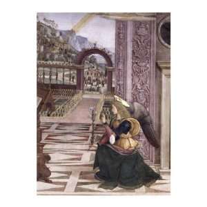  Bernardino Pinturicchio   Annunciation (detail) Giclee 