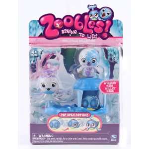  Zoobles Chillville Collection Whiskin #319 Willis #326 
