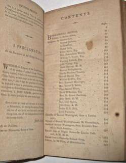 GEORGE WASHINGTON 1802 FIRST EDITION Leather. AMERICA  