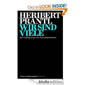  Wir sind viele (German Edition) eBook Heribert Prantl 