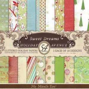  Sweet Dreams Holiday Avenue 54 page Glitter Book by My 