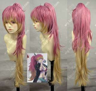 A137.cos☆Shura/cosplay Modelling style split type wig+gift  