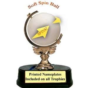  6 Volleyball Sponge Spinner Trophy