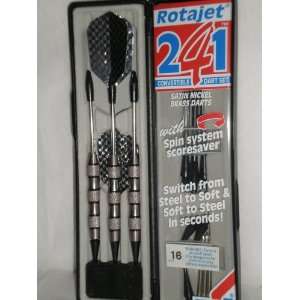  Rota Jet Convertible Dart Set, Steel Tip and Soft Tip, 16 