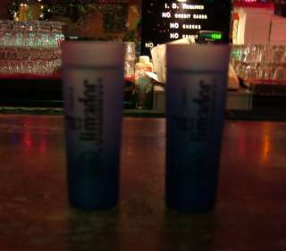 el Jimador Tequila Frosted Blue Shot Glasses (2)  