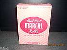 MARCAL BARBER CHAIR HEAD REST PAPER ROLL, COLLECTORS BOX (EMPTY)