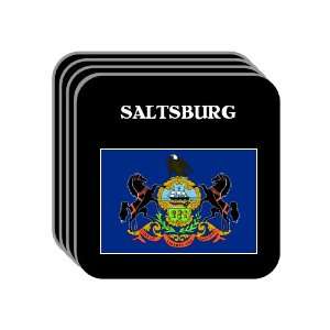  US State Flag   SALTSBURG, Pennsylvania (PA) Set of 4 Mini 