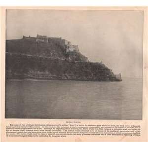    1898 Print Morro Castle Cuba Spanish American War 