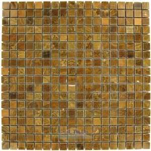  5/8 x 5/8 small mosaic tile wood onyx polished 12 x 12 