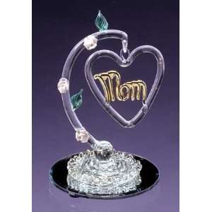  Glass Hanging Mom Heart