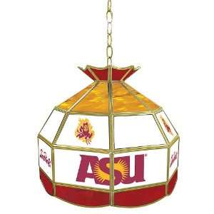   State University Stained Glass 16 Inch Tiffany Lamp 
