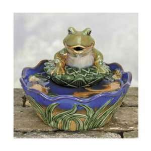  Koi Pond Frog Fountain (Fountain Products) (Amphibians and 