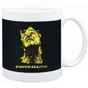   Mug Black  Football     ABSTRACT ART Sports