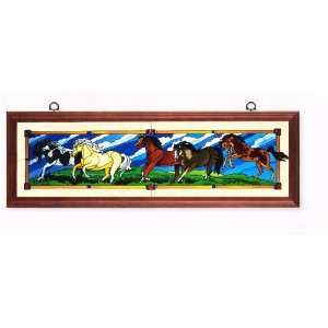  Wild Horses   Art Panel by Joan Baker