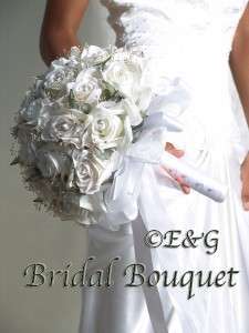GORGEOUS Love BRIDE & GROOM Wedding Bridal Bouquet Bouquets Bridal 