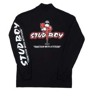  Stud Boy Original Mock Black T Shirt XL Automotive