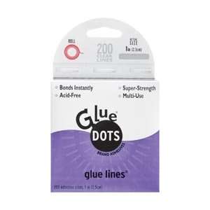  Glue Dots 1 Glue Line Roll 200 Clear Lines
