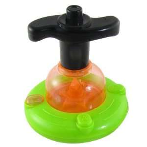   Flashing Colorful LED Light Music Spinning Gyro Peg top Toy Gift Green