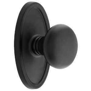  Oval Rosette Set With Providence Knobs Privacy in Matte 