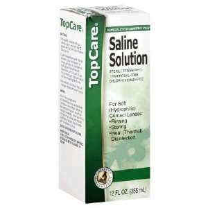  Topcare Saline Solution 120z. (Pack of 12) Everything 
