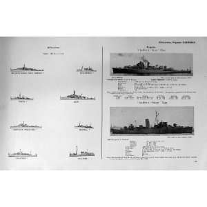    1953 54 Battle Ships Saelen Krieger Thetis Ebbesen