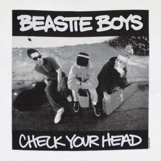 Beastie Boys Check Your Head Album Art White Graphic T Shirt  