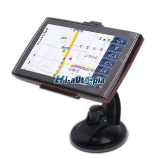 4GB 480 x 272 5 Inch Color TFT Touch Screen Car GPS Navigator With 