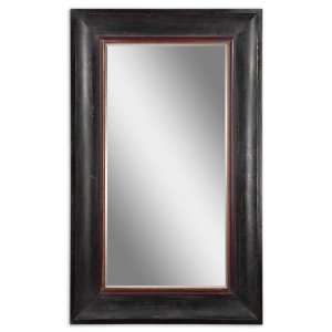   Mirror Distressed Aged Black w/ Antiqued Red Accents