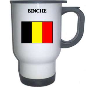Belgium   BINCHE White Stainless Steel Mug