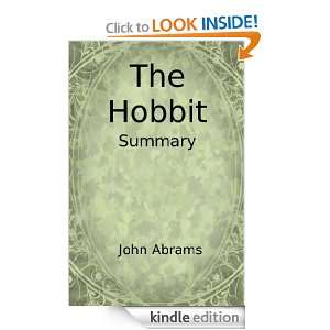 The Hobbit Summary John Abrams  Kindle Store