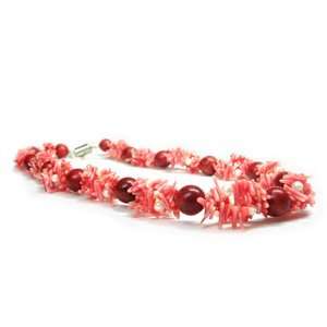  Coral & Pearls Necklace 