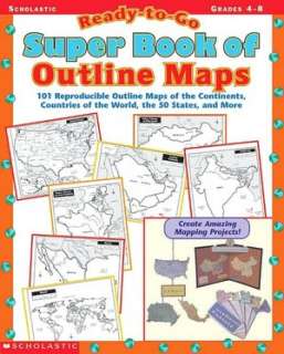   Ready to Go Super Book of Outline Maps by Staff of 