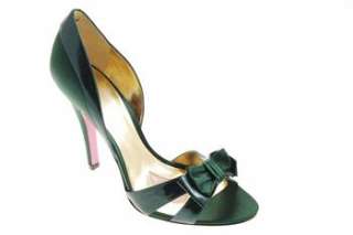Paris Hilton NEW Belina Womens Pump High Heels Green Medium Leather 10 