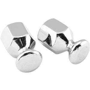  Bikers Choice Bungee Nuts   3/8 16/Chrome Automotive