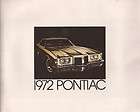 1972 72 Pontiac Ventura II & Sprint sales brochure MINT  