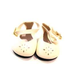   Girl Doll Clothes Bitty Baby Cream Ankle strap shoes Toys & Games