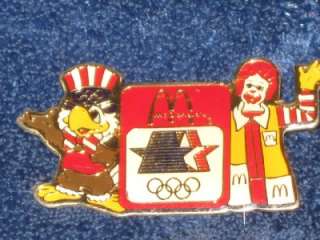 1984 Summer Olympics Pin McDonalds Los Angeles LA  