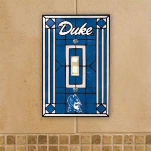  Duke Blue Devils Art Glass Switch Cover
