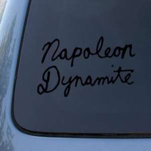 NAPOLEON DYNAMITE   Vinyl Car Decal Sticker #1670  Vinyl Color Black