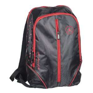  Jordan Nike Air Dot Split Backpack Book Bag Black Red 