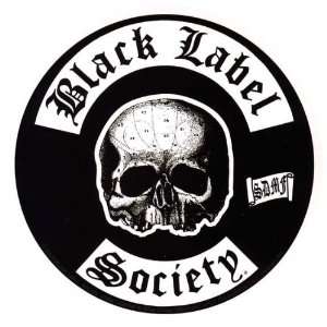  Black Label Society   Skull Decal Automotive