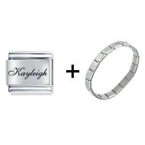    Edwardian Script Font Name Kayleigh Italian Charm Pugster Jewelry