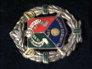 FRENCH FOREIGN LEGION DI 1ST CAVALRY REGIMENT BADGE.  