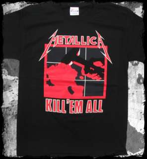 Metallica kill em all official t shirt   heavy metal  