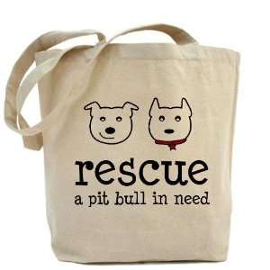  Rescue a Pit Bull Pets Tote Bag by  Beauty
