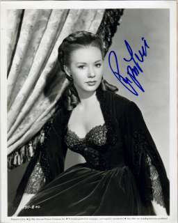 PIPER LAURIE SIGNED THE MISSISSIPPI GAMBLER BEAUTIFUL SHOT  