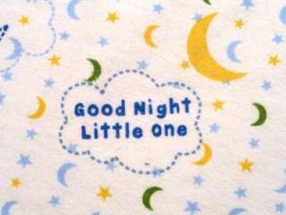   Flannel Fabric BTY Disney Cartoon Baby Nursery Stars Moon Pluto  