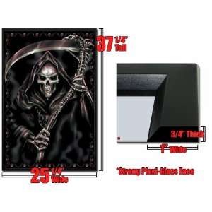  Framed Grimm Reapers Curse Poster Sickle Skull FrFp0459 