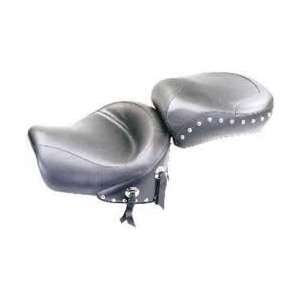  Mustang Wide Touring Seat   Studded   Front 16in.W   Rear 