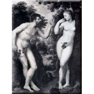 The Fall Of Man 12x16 Streched Canvas Art by Rubens, Peter 